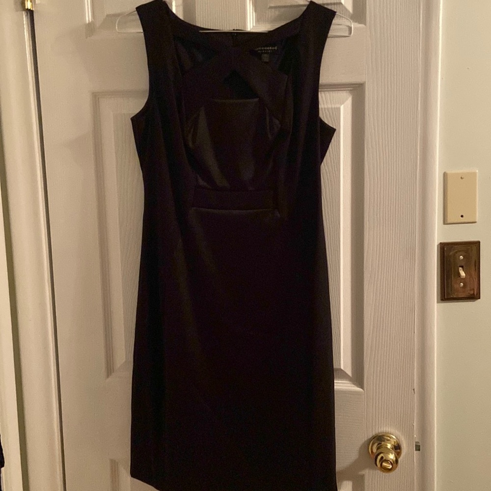 Dress   Sleeveless zipper back of dress
